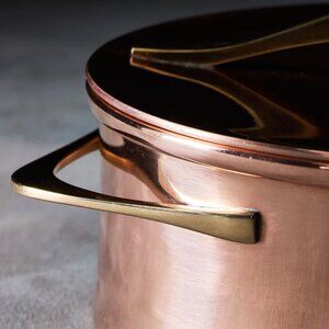 NWB-Dansk 7qt Copper Stockpot by Jens Quistgaard